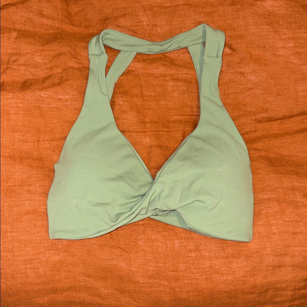 Double twist sports bra